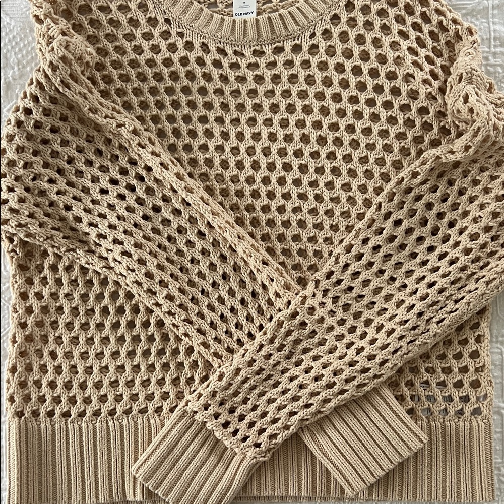 Old Navy Open Stitch Knit Sweater Size Small